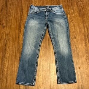 Silver Jeans Natsuki Capri Jeans very good condition 29
